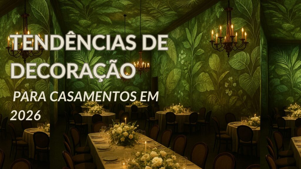 Tendências de Decoração para Casamentos em 2026 - capa