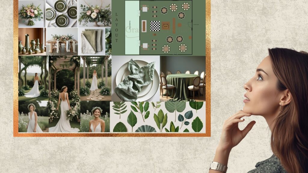 O moodboard é um ótima ferramenta para decidir a decoração