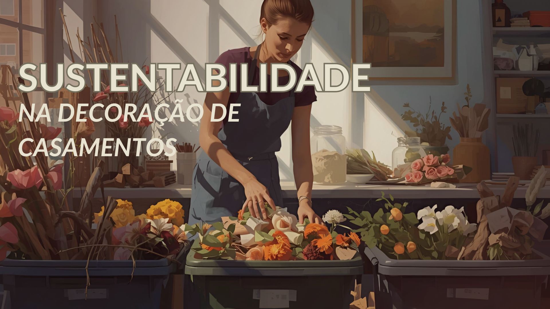 Descubra como criar uma decoração de casamento sustentável sem abrir mão da sofisticação e autenticidade.
