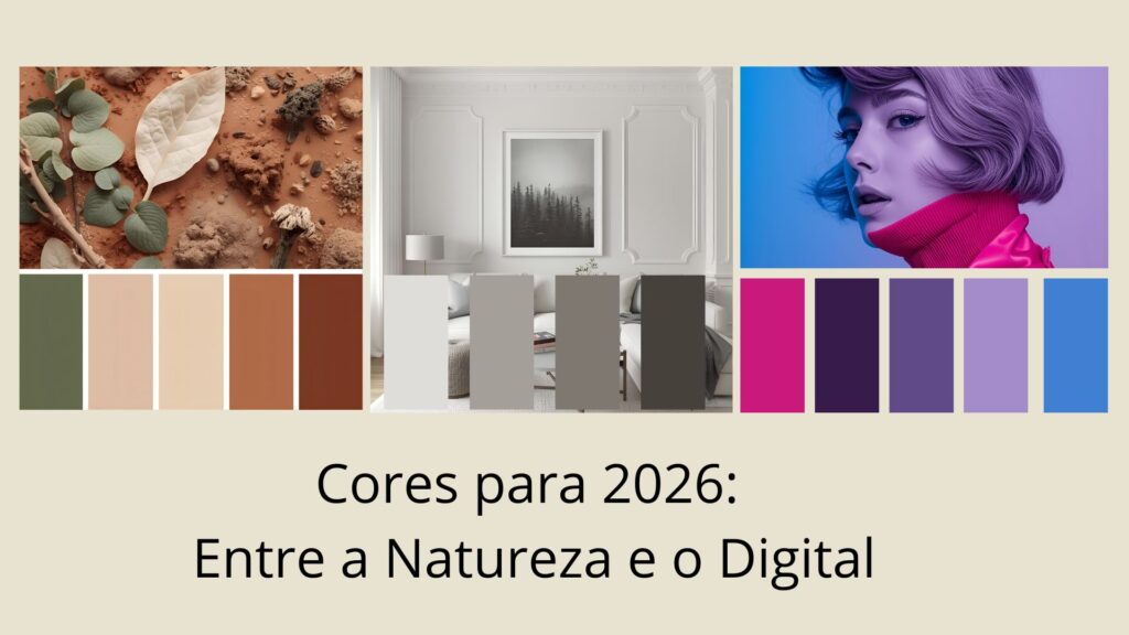 cores para 2026 entre a a natureza e o digital